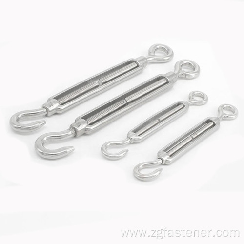 SUS304 SUS316 Stainless steel Turnuckles with eye bolt and hook bolt